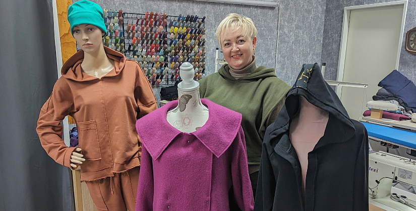 Ob Mantel, Kleid oder Oberteil – hier entsteht individuelle Mode für Sie und Ihn