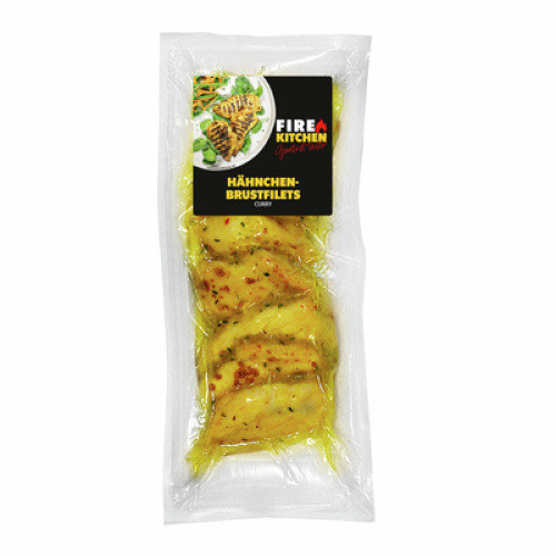 Hähnchenbrustfilet mariniert gebraten frisch 8xca.100g Hähnchenbrustfilet mariniert gebraten frisch 8xca.100g