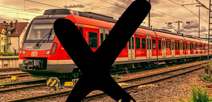 Bahn: Fahrgäste können auf parallel fahrende Zuglinien ausweichen oder SEV nutzen Bahn: Fahrgäste können auf parallel fahrende Zuglinien ausweichen oder SEV nutzen