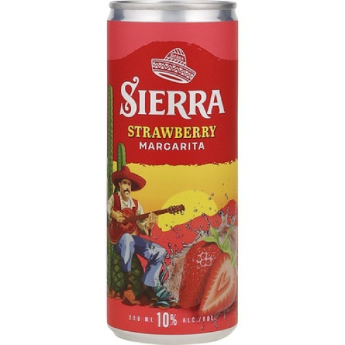 Sierra Strawberry Margarita 10% Vol. 0,25l Sierra Strawberry Margarita 10% Vol. 0,25l