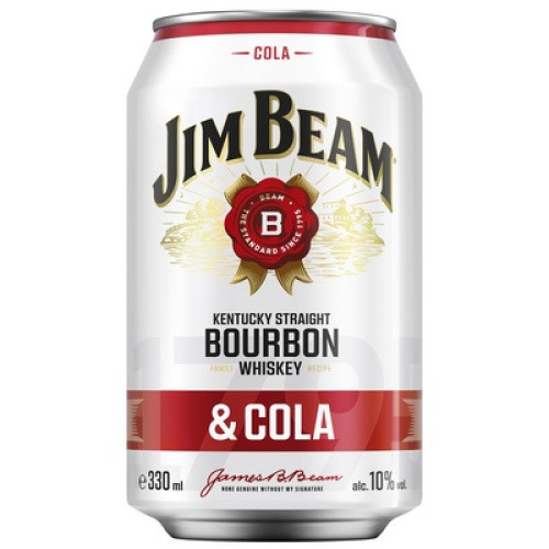 Jim Beam White & Cola 10% 0,33l Jim Beam White & Cola 10% 0,33l