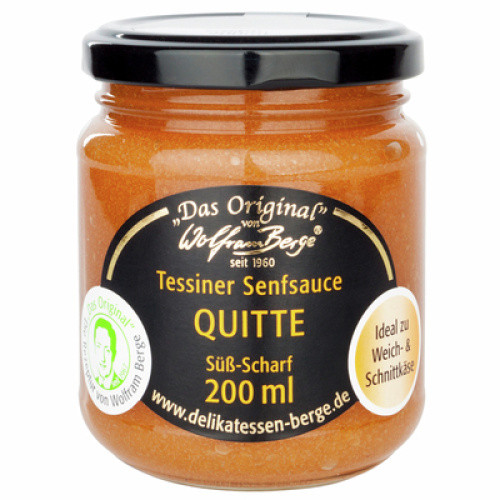 Tessiner Quitten-Senfsauce 200g Tessiner Quitten-Senfsauce 200g