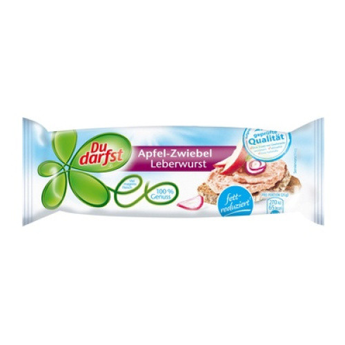 Du darfst Apfel-Zwiebel Leberwurst frisch 100g Du darfst Apfel-Zwiebel Leberwurst frisch 100g