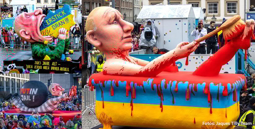 In Moskau startet Prozess gegen Wagenbauer – Putin fühlt sich beleidigt – Jaques Tilly steht nun auf Fahndungsliste