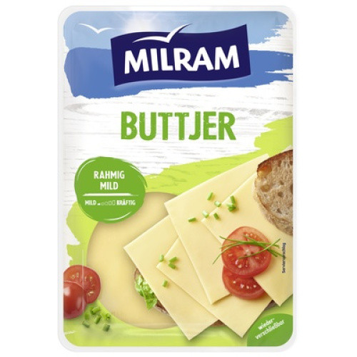 Buttjer in Scheiben 45% frisch 150g Buttjer in Scheiben 45% frisch 150g