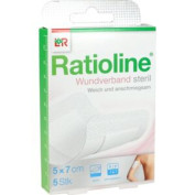 Ratioline Wundverband 7x5 cm steril Ratioline Wundverband 7x5 cm steril