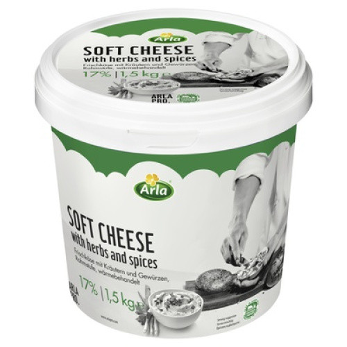 Frischkäse Kräuter 17% frisch 1,5kg Frischkäse Kräuter 17% frisch 1,5kg