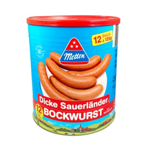 Dicke Sauerländer Bockwurst 12x125g Dicke Sauerländer Bockwurst 12x125g