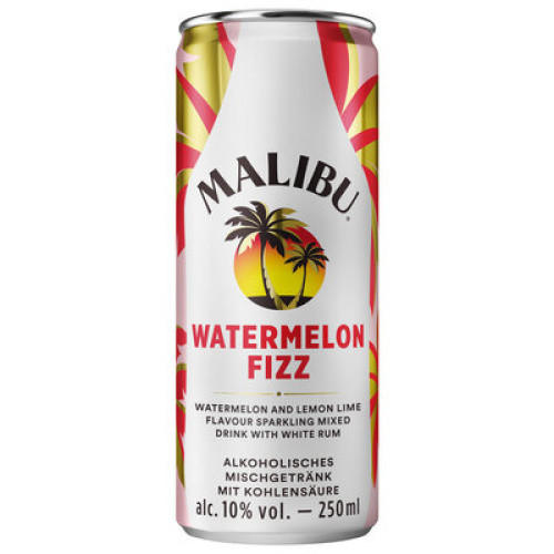 Malibu Watermelon Fizz 10% 0,25L Malibu Watermelon Fizz 10% 0,25L