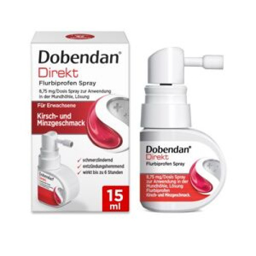 Dobendan Direkt Flurbiprofen Spray 8.75mg/Dos Mund Dobendan Direkt Flurbiprofen Spray 8.75mg/Dos Mund
