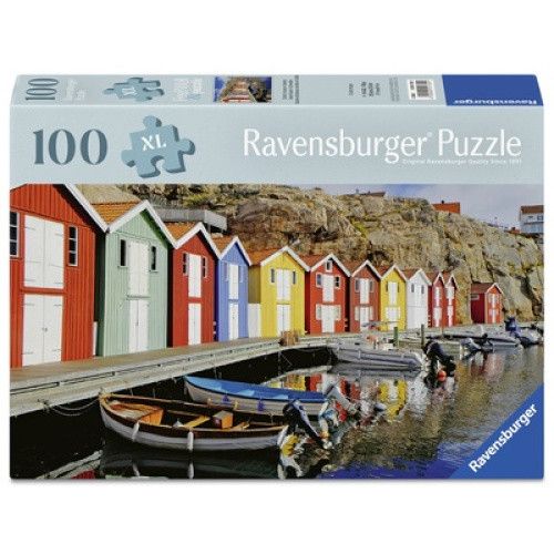 Ravensburger Feel Well & Puzzle ´Colorful Houses´ (100 XL-Teile), farbenfrohes Häuser-Motiv für Seni Ravensburger Feel Well & Puzzle ´Colorful Houses´ (100 XL-Teile), farbenfrohes Häuser-Motiv für Seni