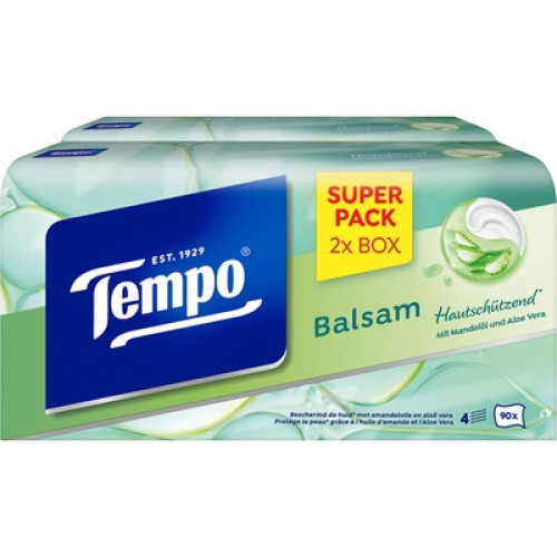 Tempo Taschentücher Balsam Duo 2x90St Tempo Taschentücher Balsam Duo 2x90St