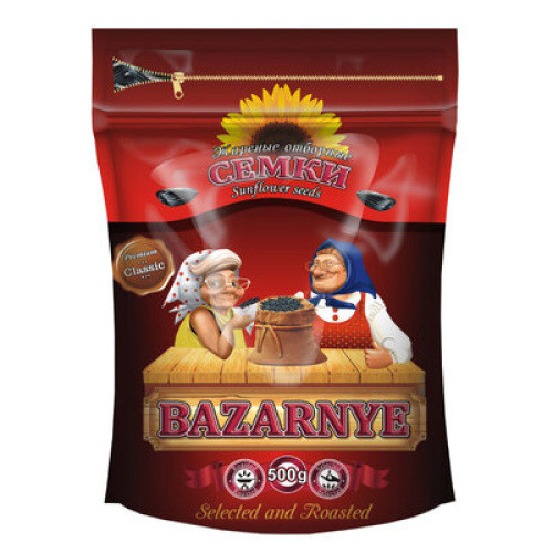 Bazarnie XXL Sonnenblumenkerne geröstet 500g Bazarnie XXL Sonnenblumenkerne geröstet 500g