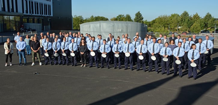 Darunter 45 frisch gebackene Polizeivollzugsbeamtinnen und -beamte