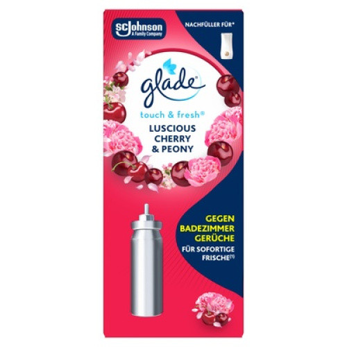 Glade Touch & Fresh Minispray Nachfüller Luscious Cherry &Peony 10ml Glade Touch & Fresh Minispray Nachfüller Luscious Cherry &Peony 10ml