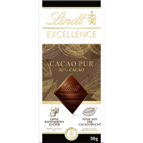 Lindt EXCELLENCE Cacao Pur 82% 50g Lindt EXCELLENCE Cacao Pur 82% 50g