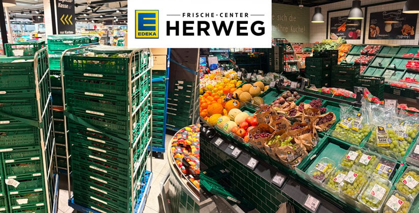Vom Lager direkt ins Einkaufsregal: Täglich Obst, Gemüse und Fleisch dank perfekter Logistik und hohem Engagement – für die Kundschaft