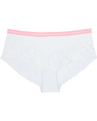 Panty mit Spitze, Janina curved, elastischer Bund, weiß Panty mit Spitze, Janina curved, elastischer Bund, weiß