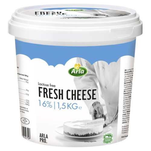 Frischkäse laktosefrei 16% frisch 1,5kg Frischkäse laktosefrei 16% frisch 1,5kg