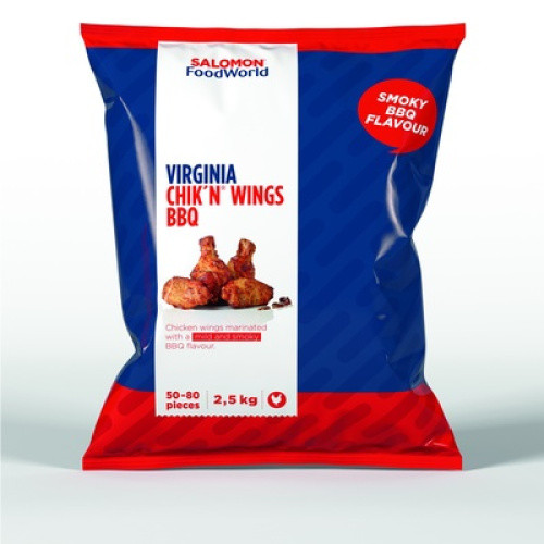 Virginia Chik´n Wings BBQ gegart TK 2,5kg Virginia Chik´n Wings BBQ gegart TK 2,5kg