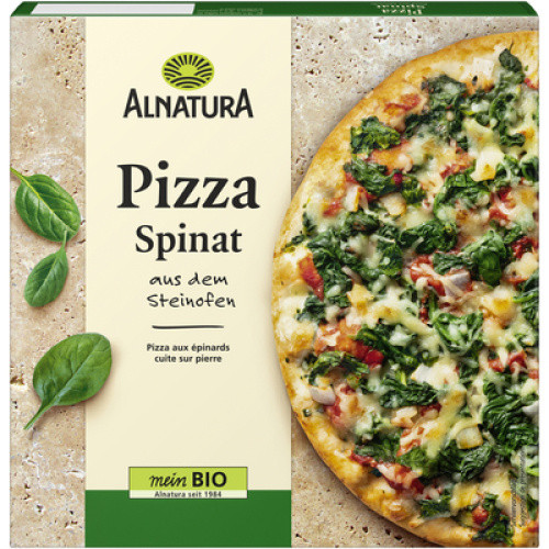 Bio Steinofen-Pizza Spinat TK 350g Bio Steinofen-Pizza Spinat TK 350g