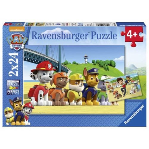 Das Ravensburger 2x24 Teile Puzzle ´PAW Heldenhunde´ begeistert Kinder ab 4 Jahren mit zwei farbenfr Das Ravensburger 2x24 Teile Puzzle ´PAW Heldenhunde´ begeistert Kinder ab 4 Jahren mit zwei farbenfr