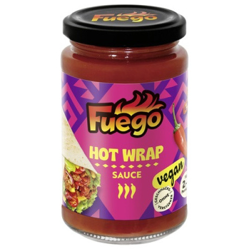 FUEGO WRAP SAUCE HOT 200ML FUEGO WRAP SAUCE HOT 200ML