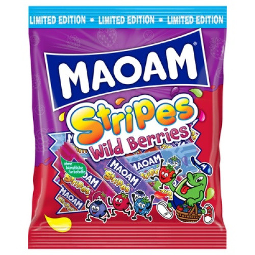 Maoam Stripes Wild Berries 175g Maoam Stripes Wild Berries 175g