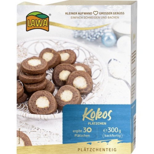Mürbeteig mit Kokos frisch 300g Mürbeteig mit Kokos frisch 300g