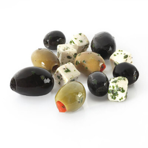 Oliven gemischt mit Weichkäse frisch 1,1kg Oliven gemischt mit Weichkäse frisch 1,1kg