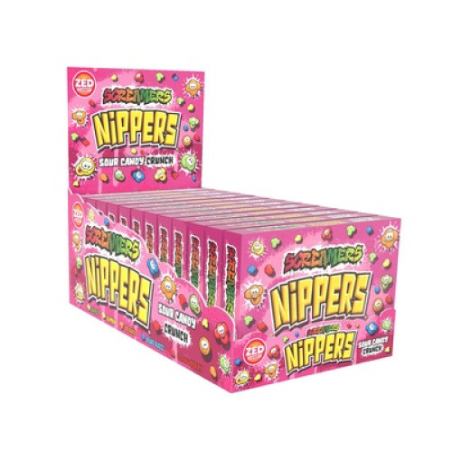 Screamers Nippers Kinobox Sour Candy Crunch 140g Screamers Nippers Kinobox Sour Candy Crunch 140g