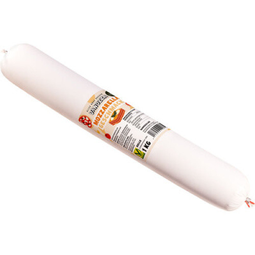 Vegane Mozzarella Rolle frisch 1kg Vegane Mozzarella Rolle frisch 1kg