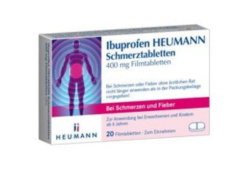 Ibuprofen Heumann Schmerztabletten 400MG FILMTABLE Ibuprofen Heumann Schmerztabletten 400MG FILMTABLE