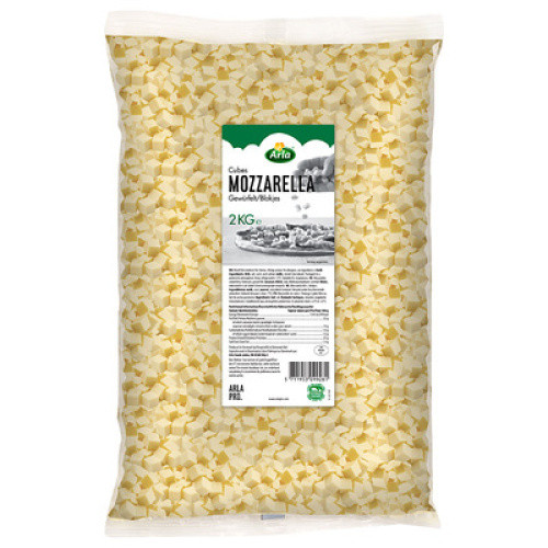 Mozzarella Würfel 40% frisch 2kg Mozzarella Würfel 40% frisch 2kg
