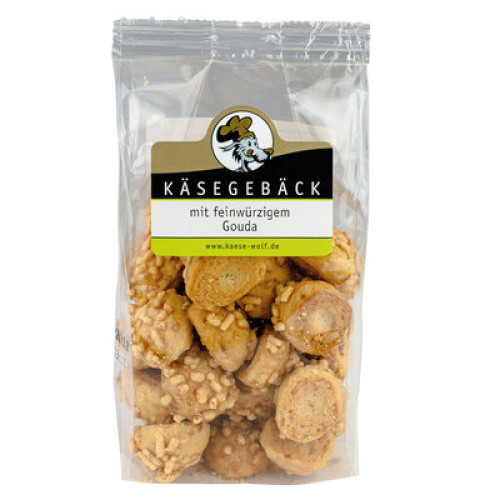 Wolf´s Sommelier Käsegebäck Gouda frisch 100g Wolf´s Sommelier Käsegebäck Gouda frisch 100g