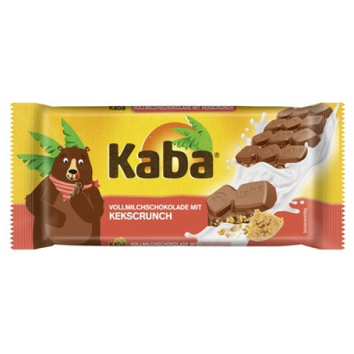 Kaba Vollmilchschokolade mit Kekscrunch 90g Kaba Vollmilchschokolade mit Kekscrunch 90g