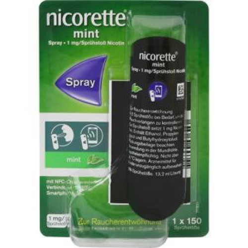 Nicorette Mint Spray 1 mg/Sprühstoß NFC Nicorette Mint Spray 1 mg/Sprühstoß NFC