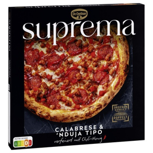 Pizza Suprema Calabrese und Nduja Tipo TK 520g Pizza Suprema Calabrese und Nduja Tipo TK 520g