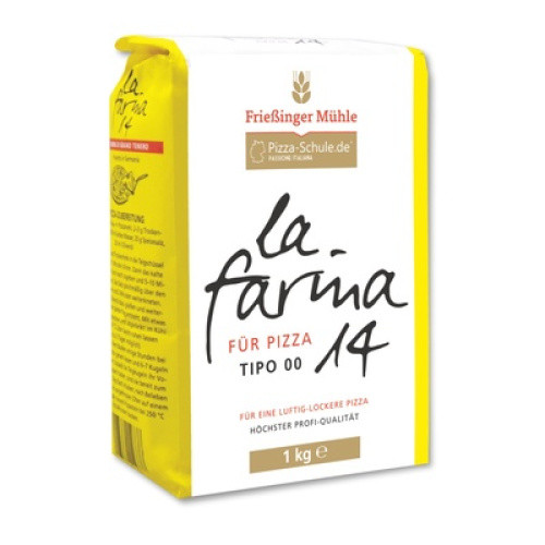 La Farina Typ 00 Pizzamehl mit 14% Proteingehalt 1Kg La Farina Typ 00 Pizzamehl mit 14% Proteingehalt 1Kg