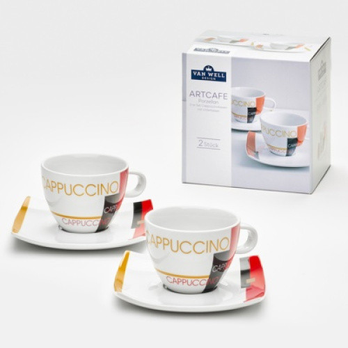 Cappuccino-Tasse Art Cafe 2St Cappuccino-Tasse Art Cafe 2St