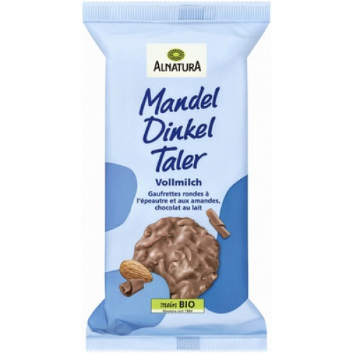 Bio Mandel Milch Taler Vollmilch 100g Bio Mandel Milch Taler Vollmilch 100g