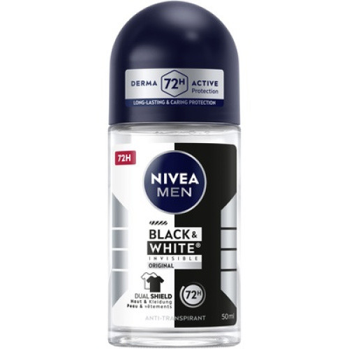 Nivea Roller Invisible Black&White 50ml Nivea Roller Invisible Black&White 50ml