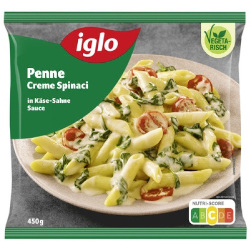 Iglo Penne Spinaci Pfanne TK 450g Iglo Penne Spinaci Pfanne TK 450g