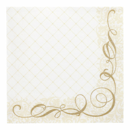 Servietten ´ROYAL Collection Megan´ gold 40x40cm 1/4 50St Servietten ´ROYAL Collection Megan´ gold 40x40cm 1/4 50St