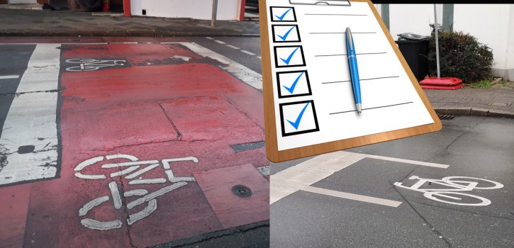 Nur ein Teil der Ampelkreuzungen in Hilden hat eine OFOS-Markierung