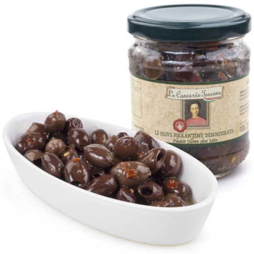 Oliven Piccante ohne Stein 120g Oliven Piccante ohne Stein 120g