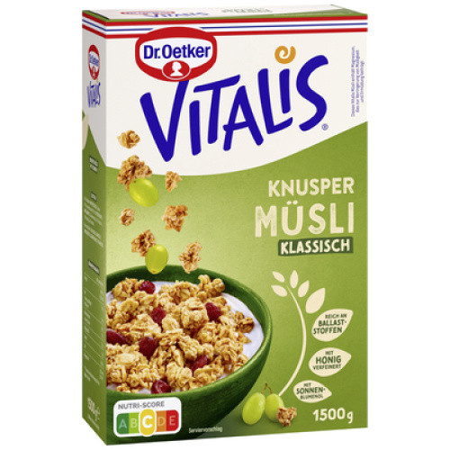 Dr. Oetker Vitalis Müsli 1,5kg Dr. Oetker Vitalis Müsli 1,5kg