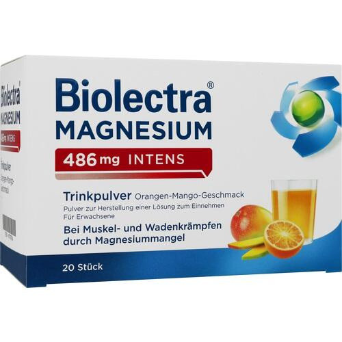 Biolectra Magnesium 486 mg intens Pulver Biolectra Magnesium 486 mg intens Pulver