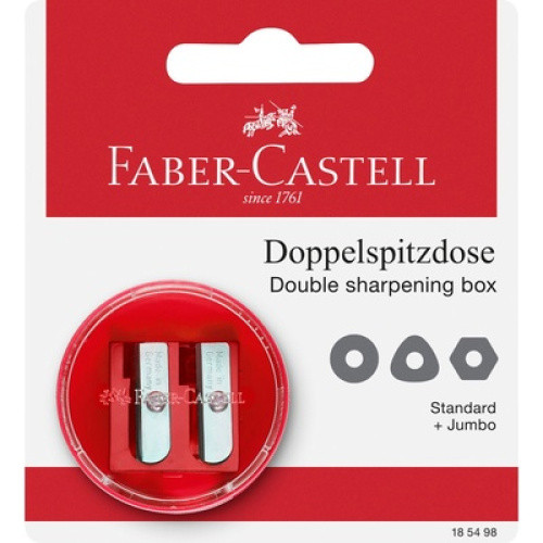 Doppelspitzdose rund Blister 1St Doppelspitzdose rund Blister 1St