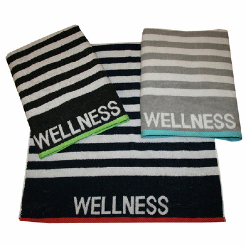 Wellnesstuch 70x200cm Streifen türkis 1St Wellnesstuch 70x200cm Streifen türkis 1St